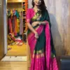 Trending Zip and Go Saree in Silk