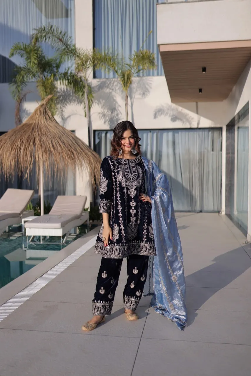 Buy Flower Embroidery Mirror Saree