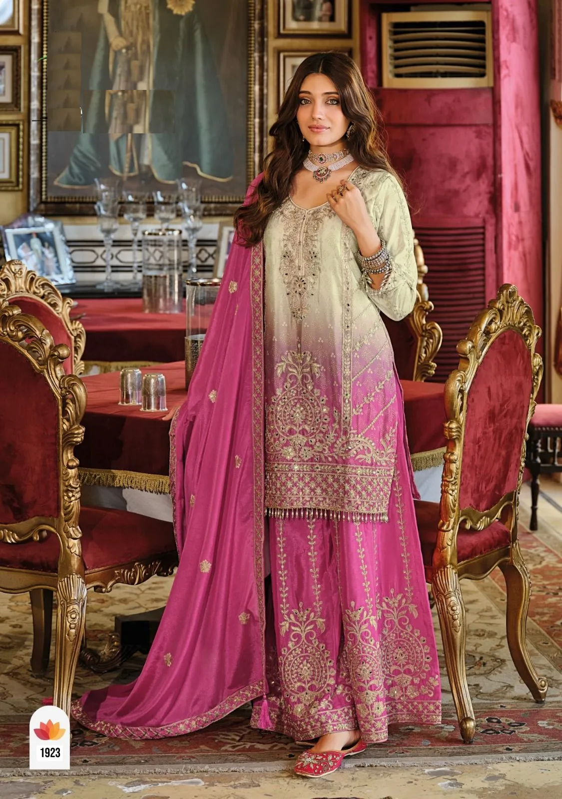 Premium Original Readymade Pakistani Dress Pink