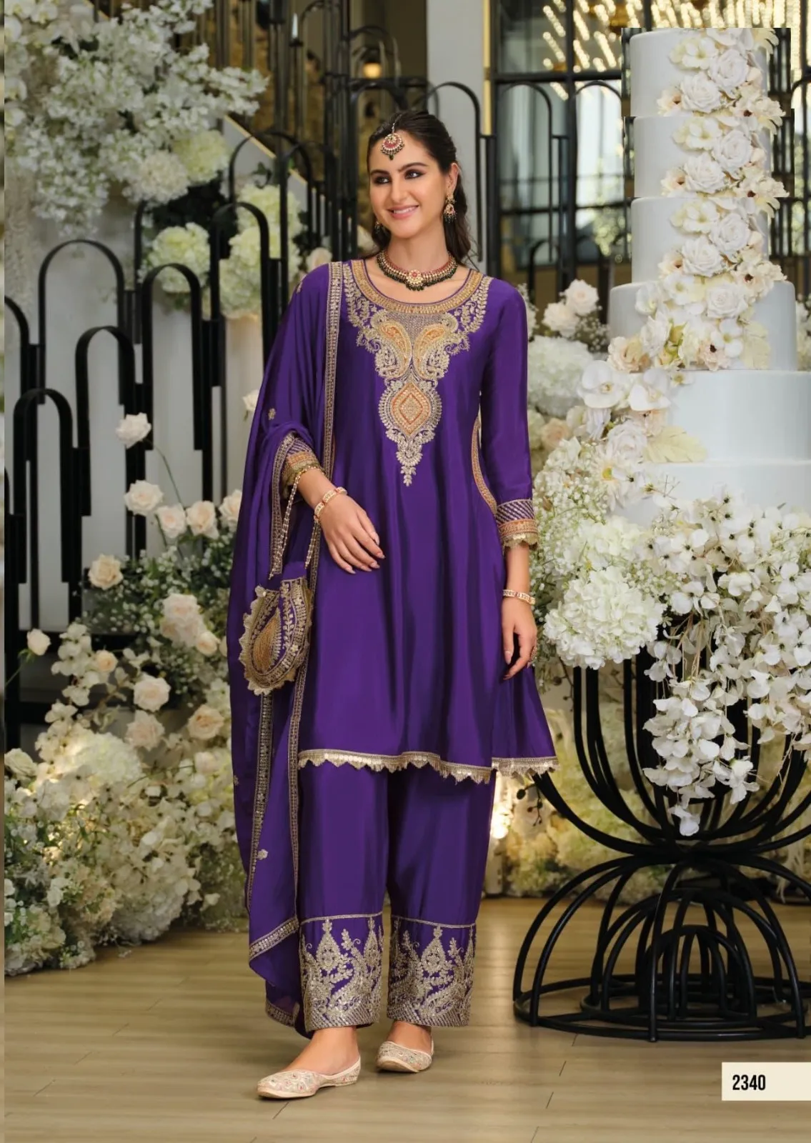 Readymade Eid Dresses Premium Purple