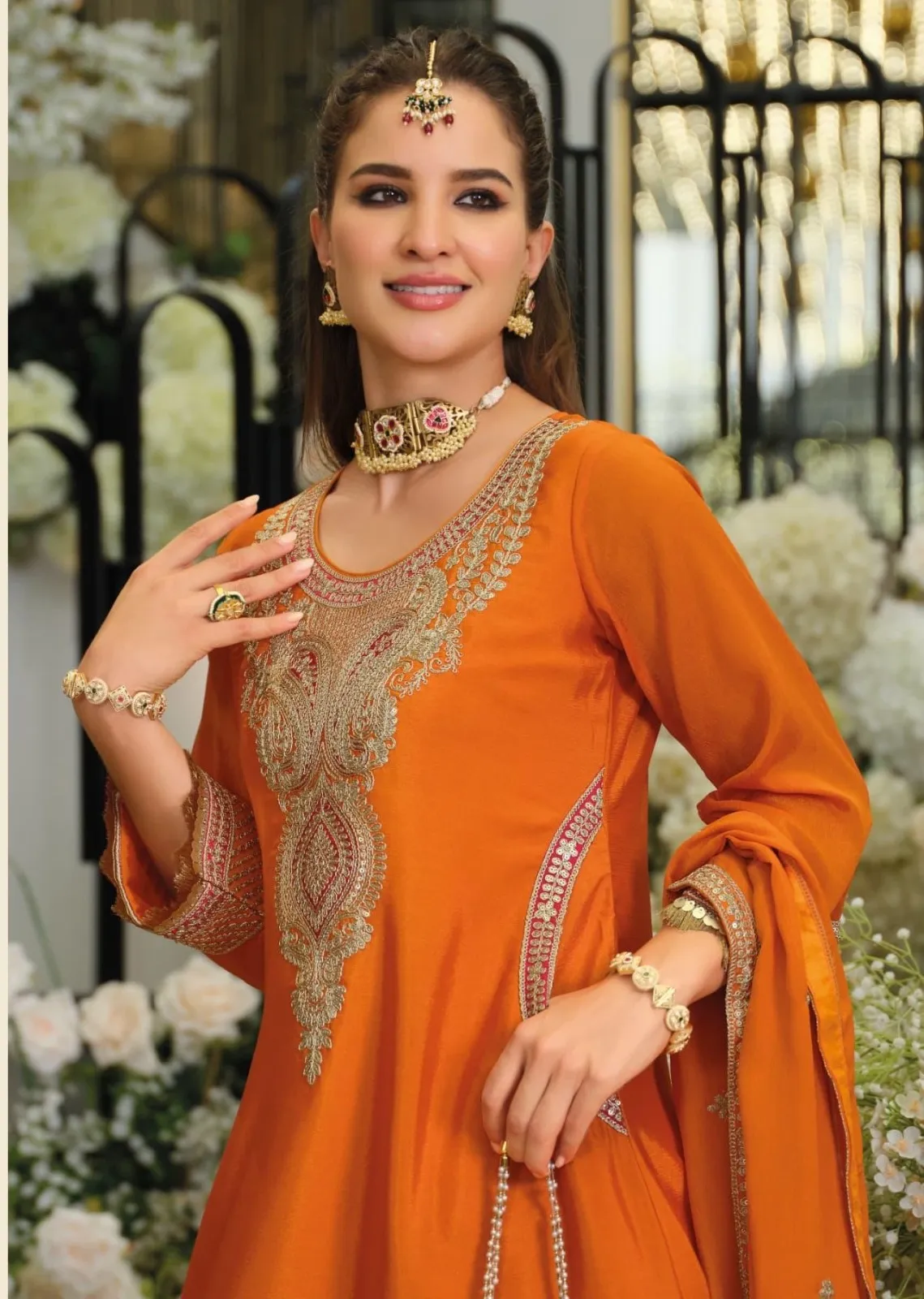 Readymade Yellow Wedding Dresses Premium - Image 4