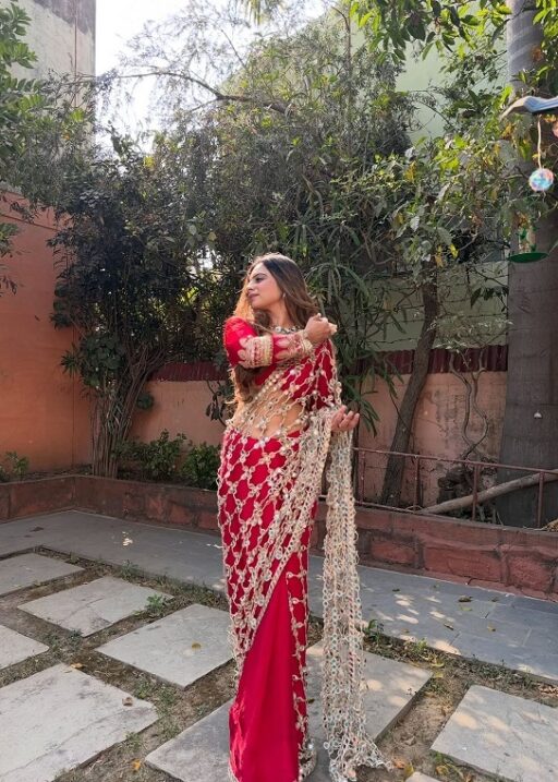 red-Viral-mirror-saree.j