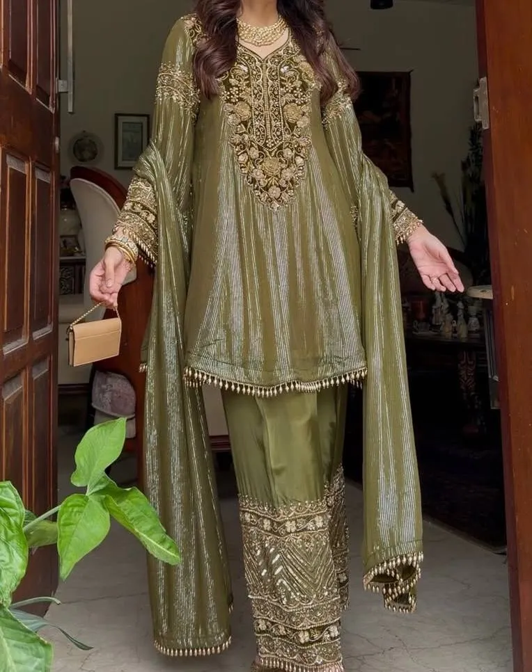 Trending Readymade Embroidery Pakistani Dress for Ramzan Eid - Image 3