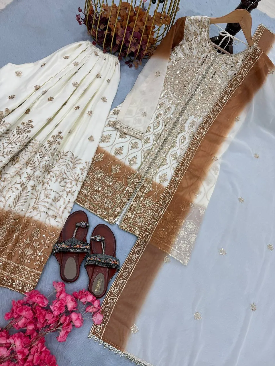 Slit Cut Readymade Eid Dress - Image 2