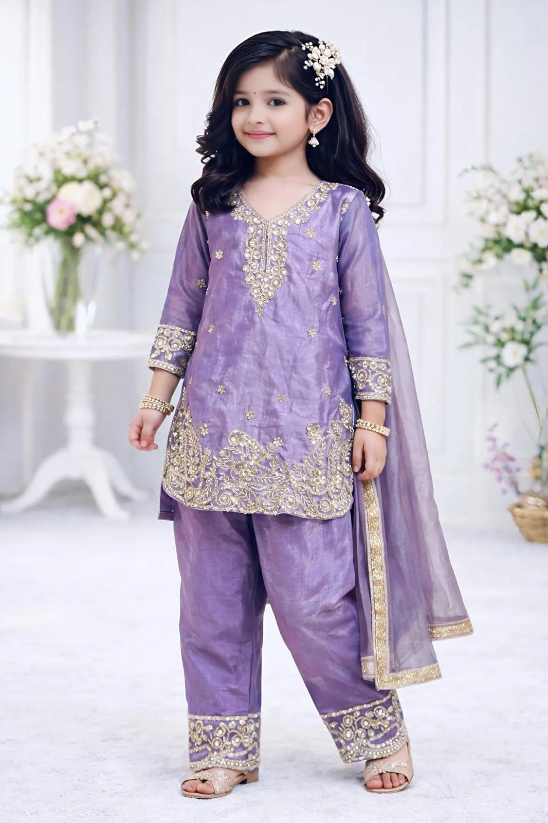 Kids Readymade Salwar Suit Dress - Image 9