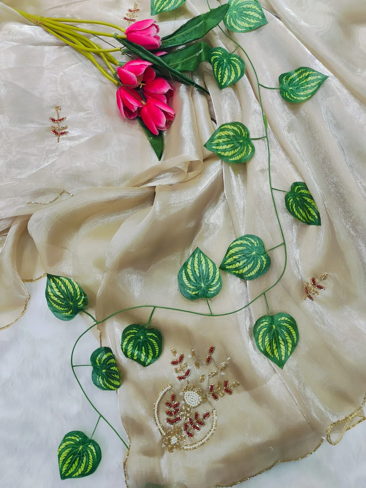 Premium Handwork Saree - Image 6