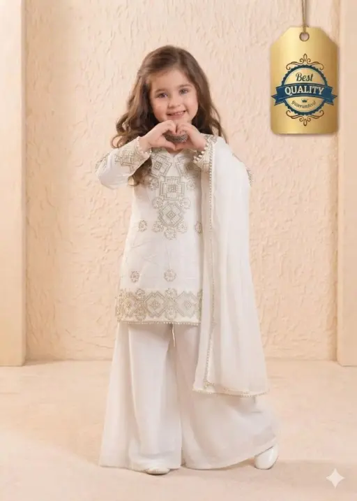 Small Girl Kids Plazzo Salwar Suit