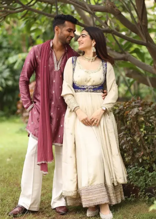Bollywood Inspired Anarkali Suit with Koti Fashion