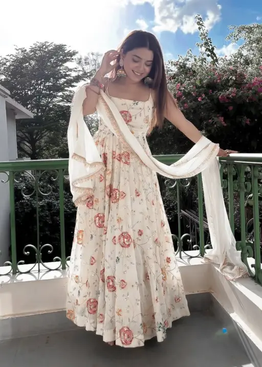 Bollywood Inspired Sleeveless Gown
