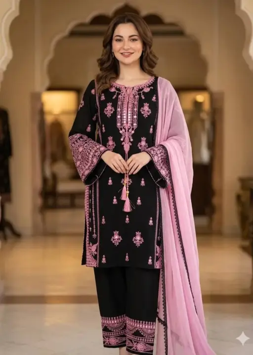Hania Ameer Inspired Readymade Pakistani Suit