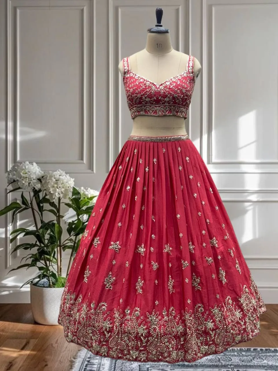 Plus Size Lehenga Blouse for Wedding - Image 2