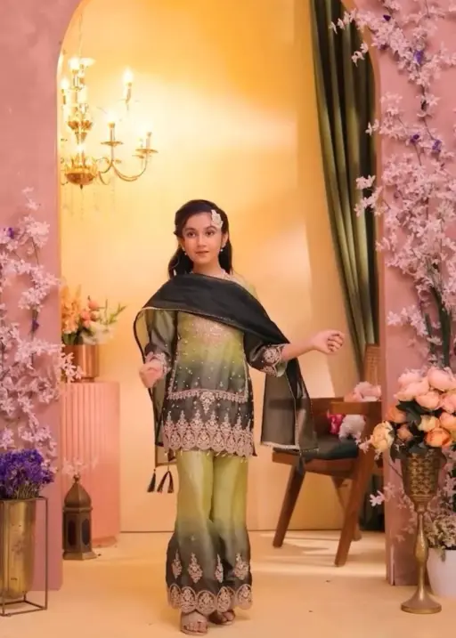 Small Girls Kids Plazzo Salwar Suit