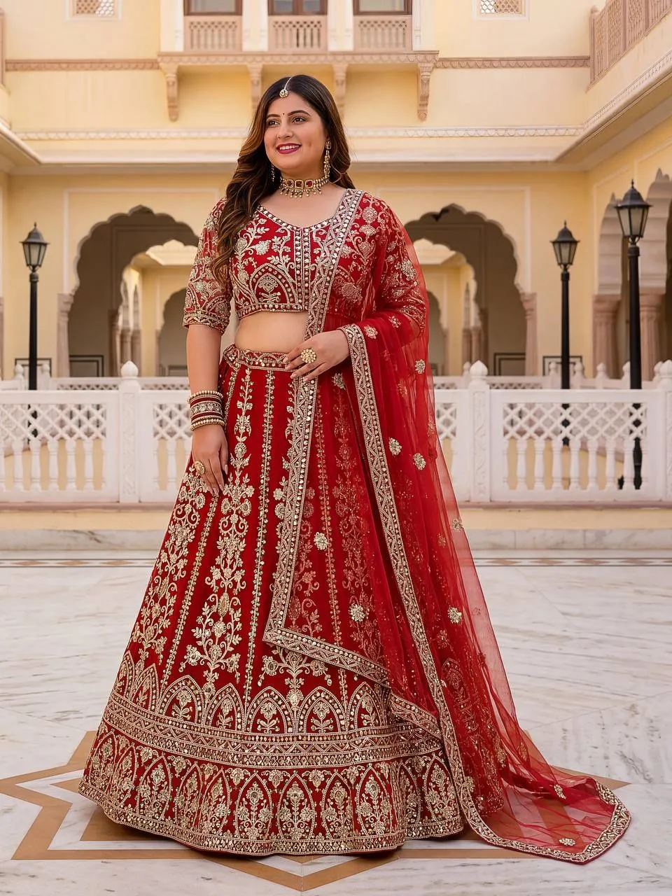 Wedding Special Big Size Lehenga Blouse