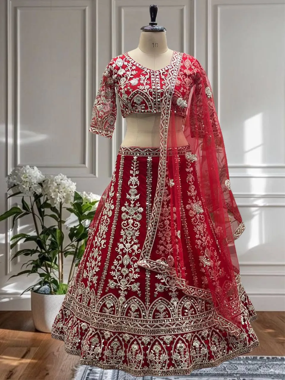 Wedding Special Big Size Lehenga Blouse - Image 3