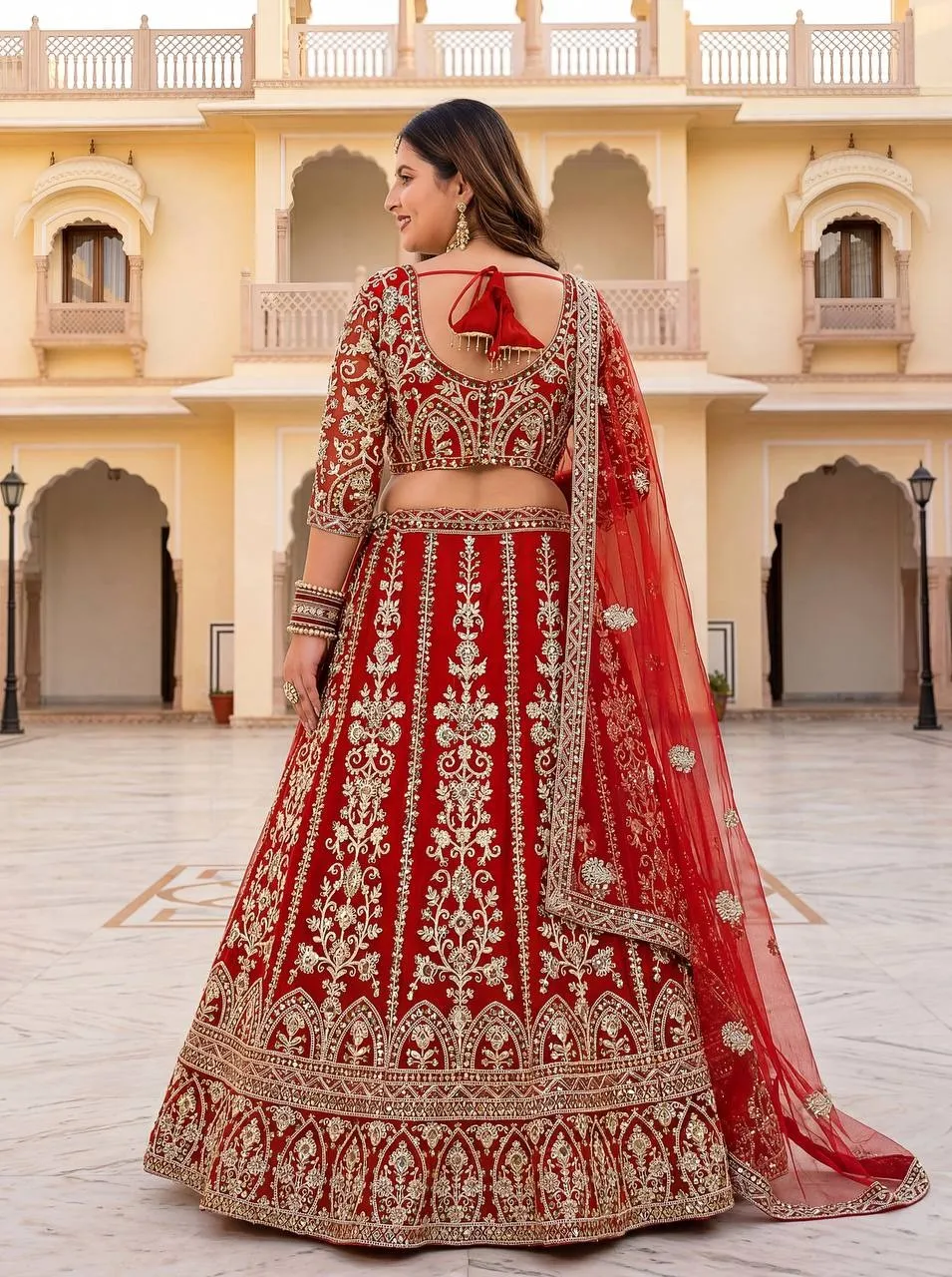 Wedding Special Big Size Lehenga Blouse - Image 5