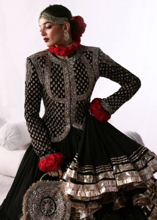 Hania Amir Inspired Viral Black Coorset