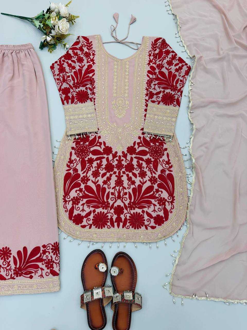 Pink Color Pakistani Dress - Image 5