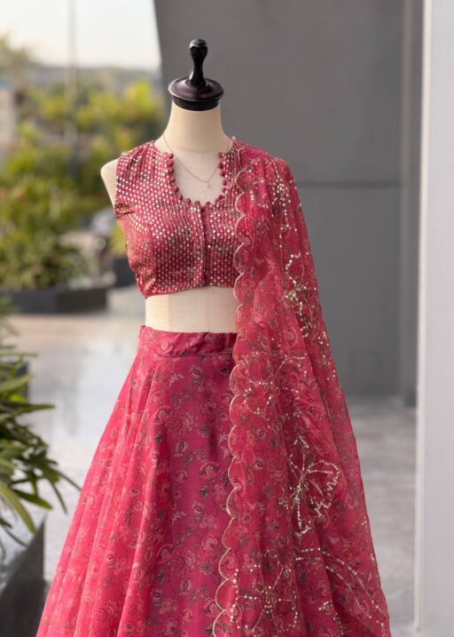 Festive Special Floral Readymade Lehenga