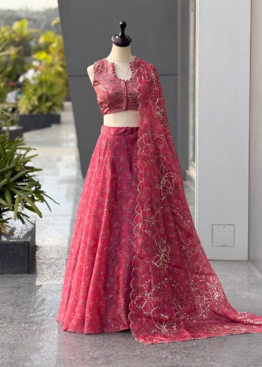 Festive Special Floral Readymade Lehenga
