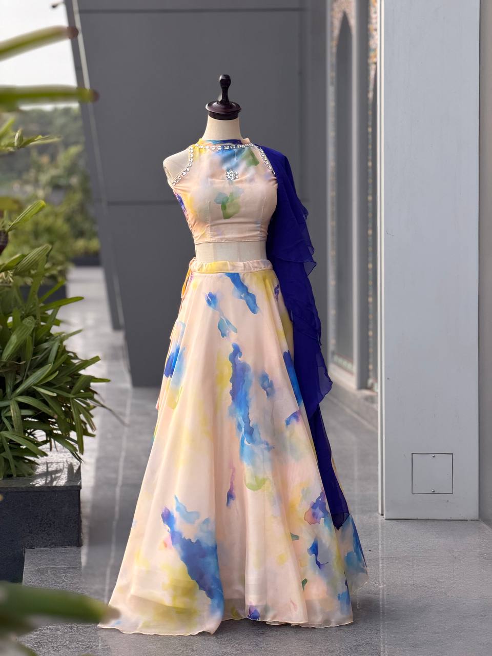 Designer Printed Readymade Lehenga Choli