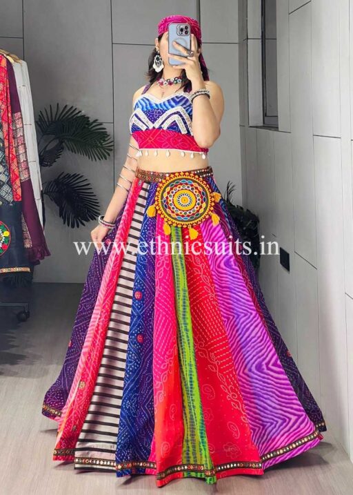 Multi Color Readymade Chaniya Choli for Navratri