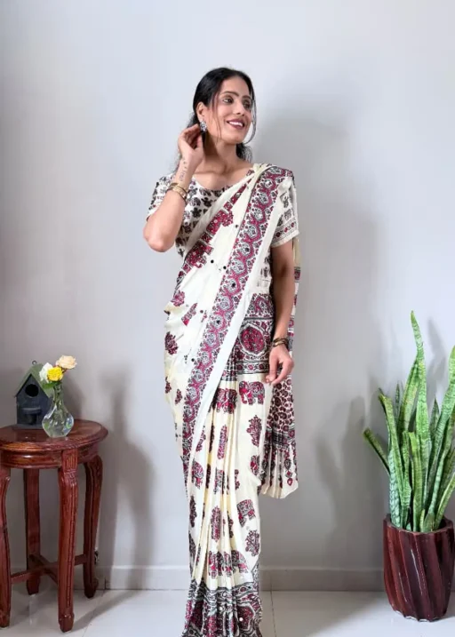 zip and go saree for wedding