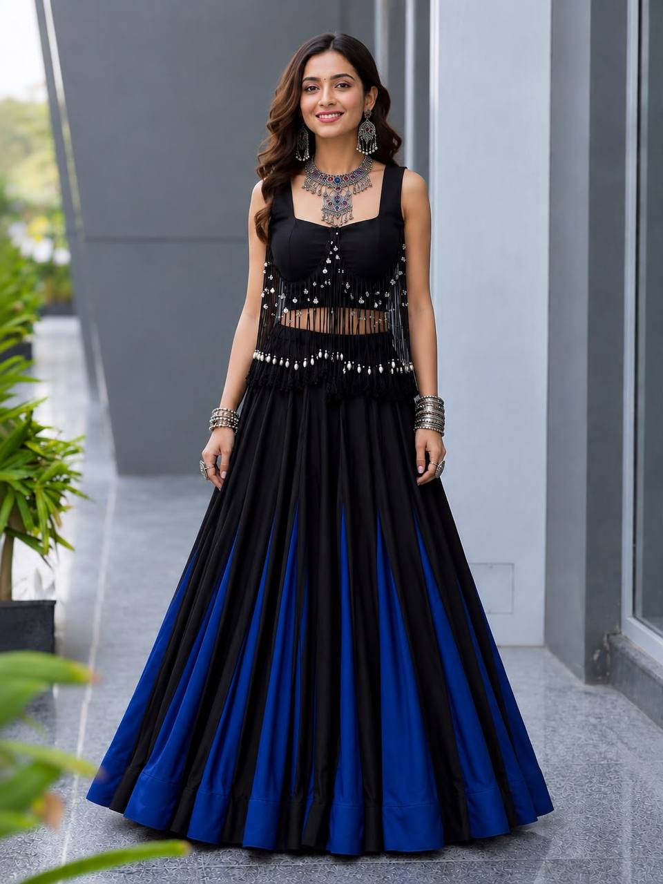 Prettiest Navratri Chaniya with Fancy Blouse - Image 4