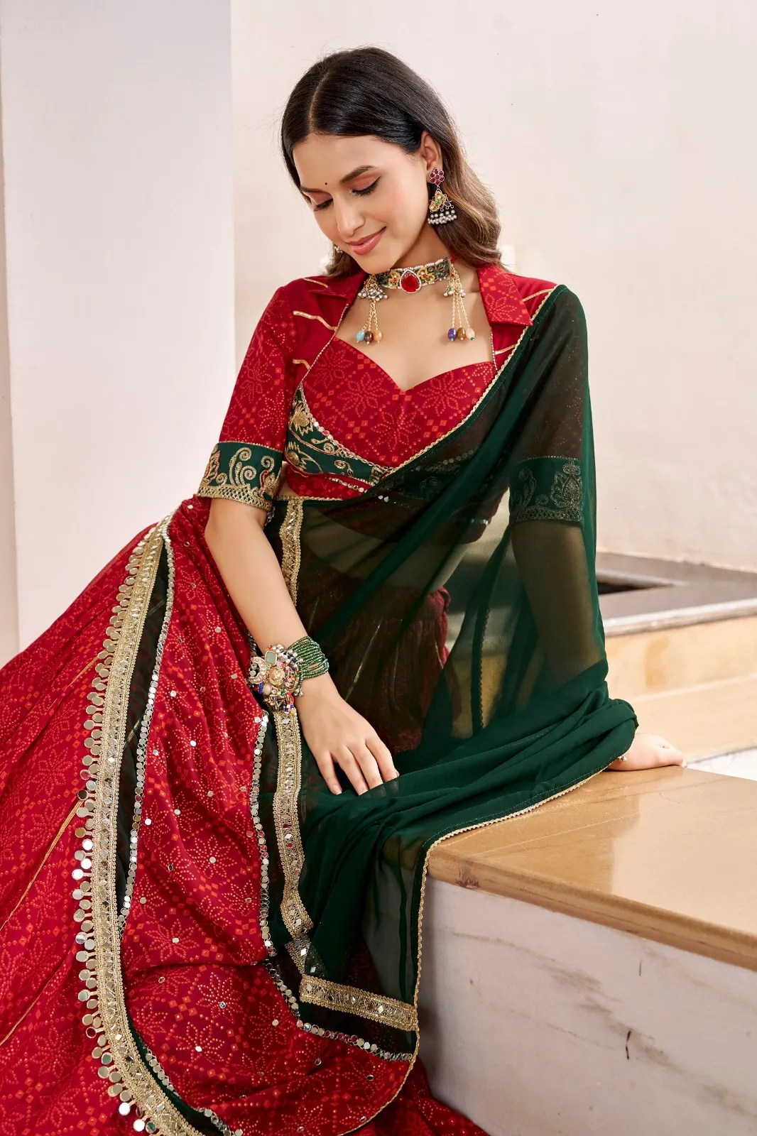 Multi Functional Wear Navratri Chaniya Choli - Image 3