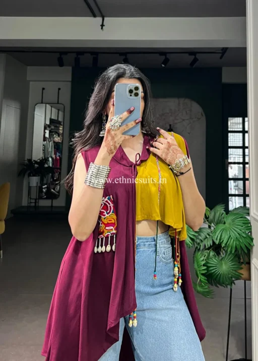 Navratri Special Short Tunic Top
