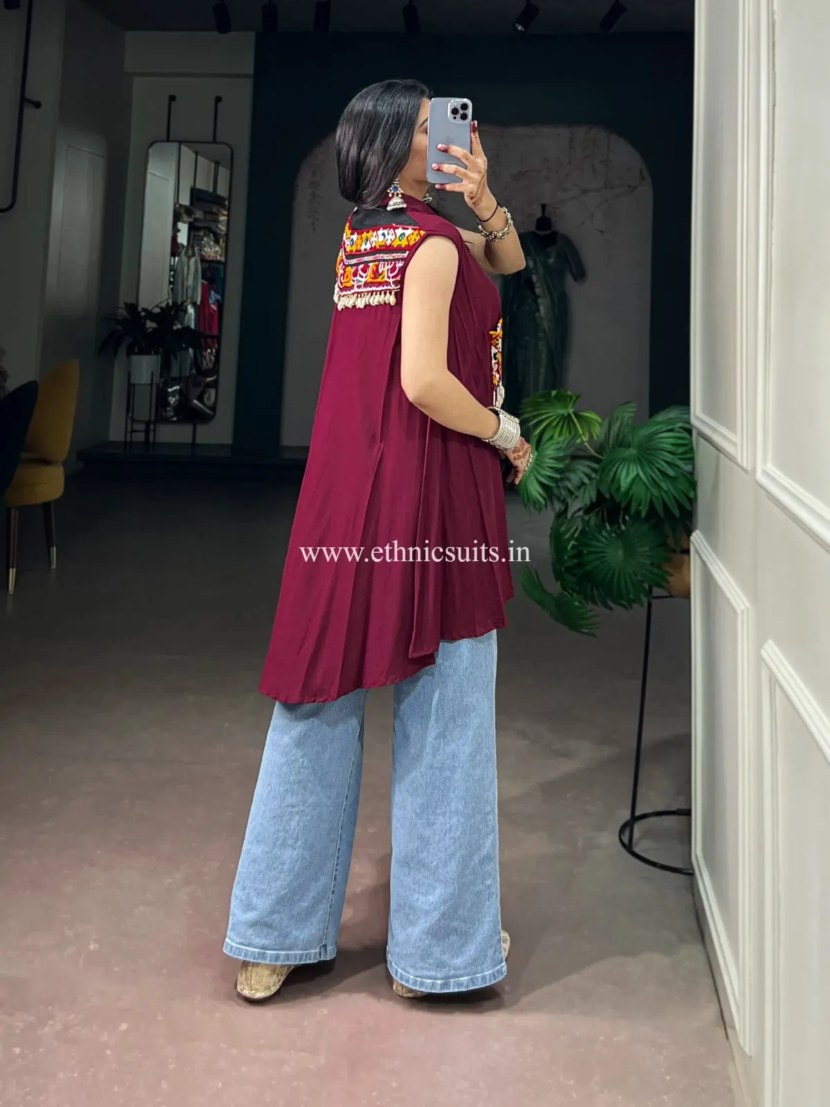 Navratri Special Short Tunic Top - Image 4