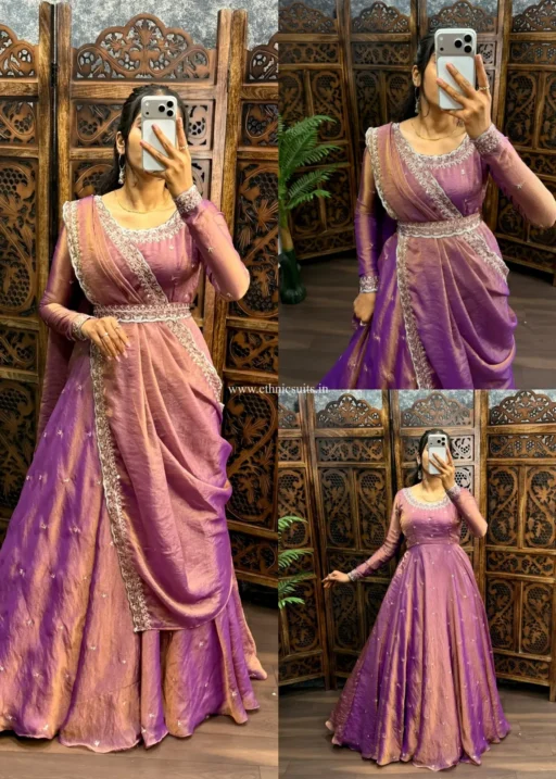 South Silk Designer Gown